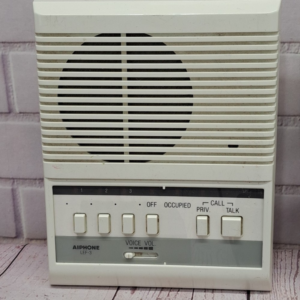 2- Aiphone LEF-3 Stations, 1- LE-D, Transformer Intercom System Lot