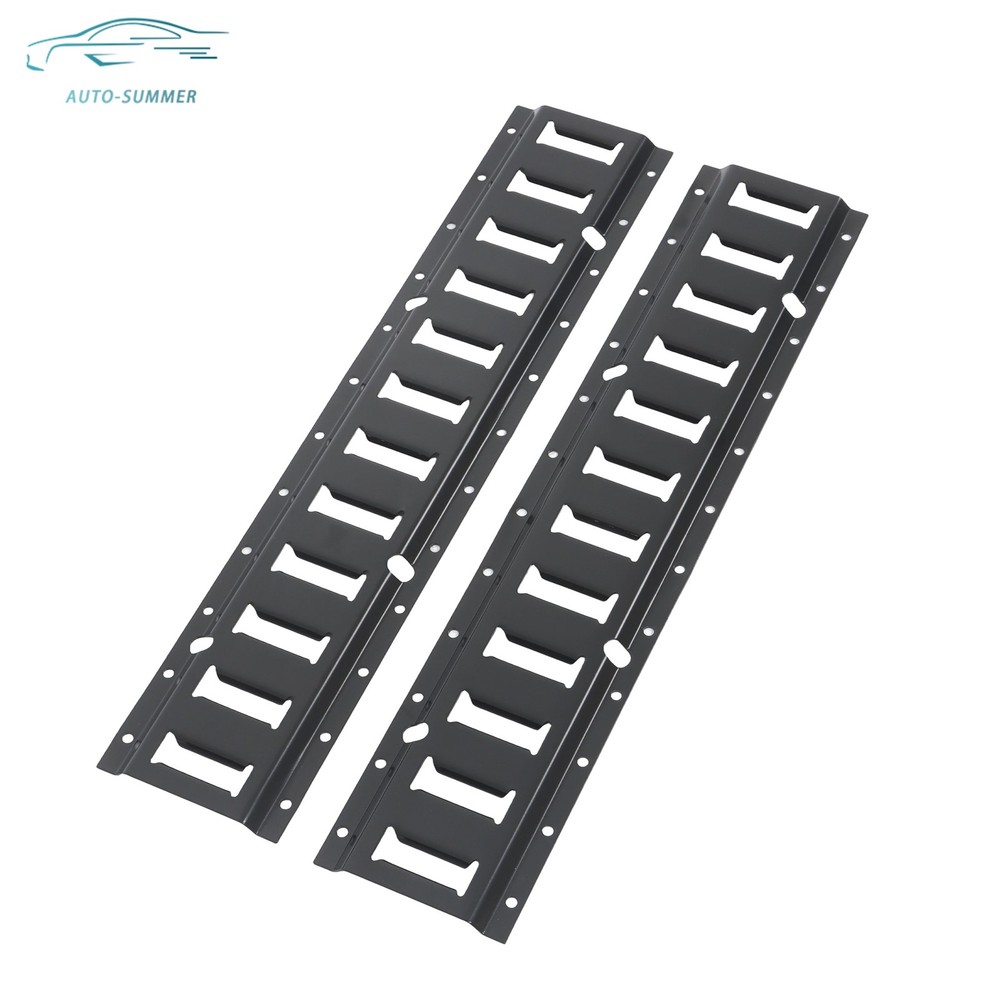 Durable 8 Pack 2' E Track Tie Down Rail Syste Portable Multi Purpose Black New