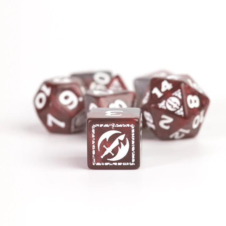 Sirius Dice: D&D Adventure Dice: Fighter Red Refresh