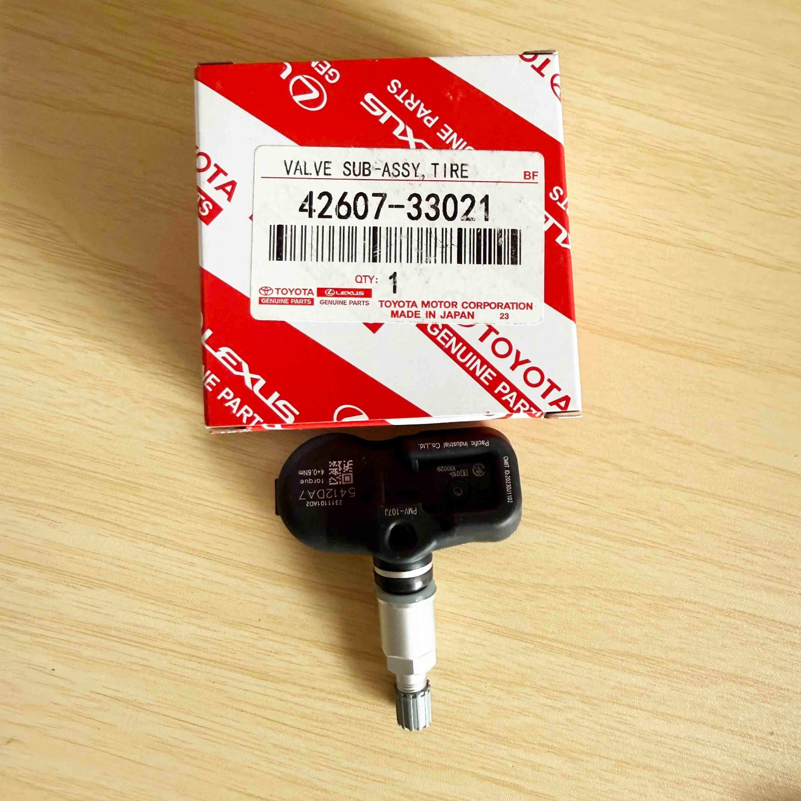 5X Original TIRE PRESSURE MONITOR SENSOR OEM 42607-33021 TPMS PMV-107J For Lexus