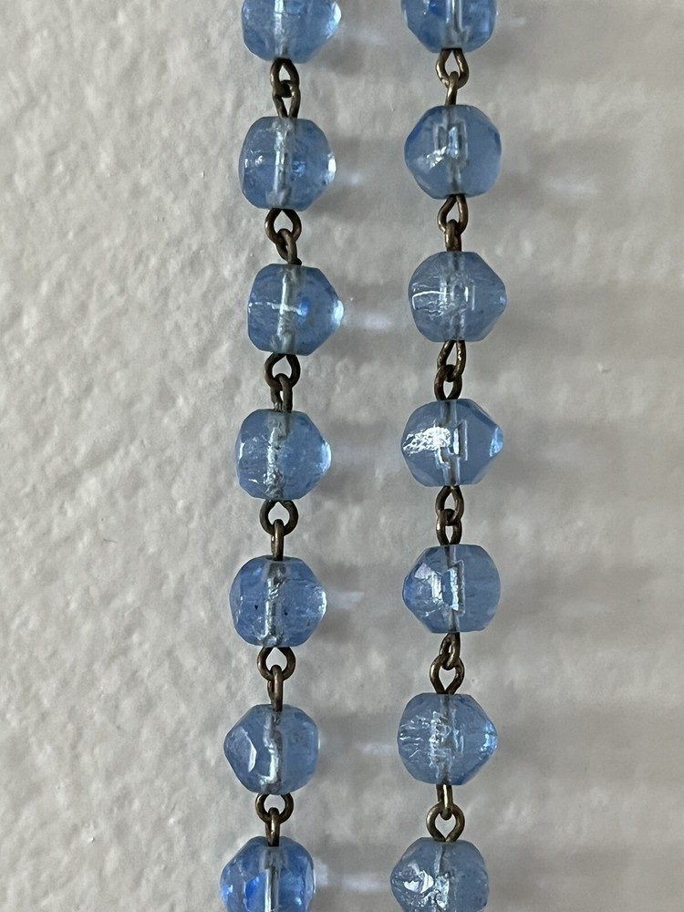 VTG Mid Century Beaded Rosary ITALY