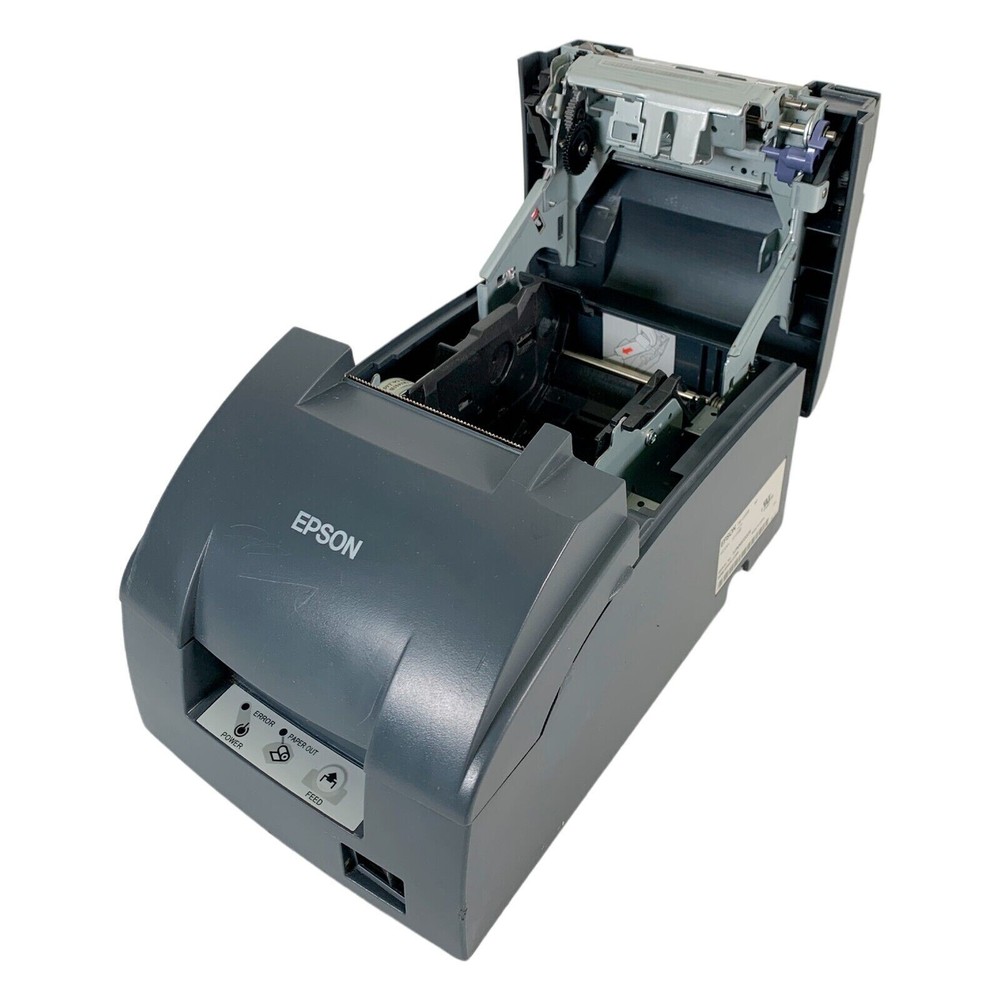 Epson TM-U220B Dot Matrix POS Receipt Printer LAN USB with AC Adapter TESTED