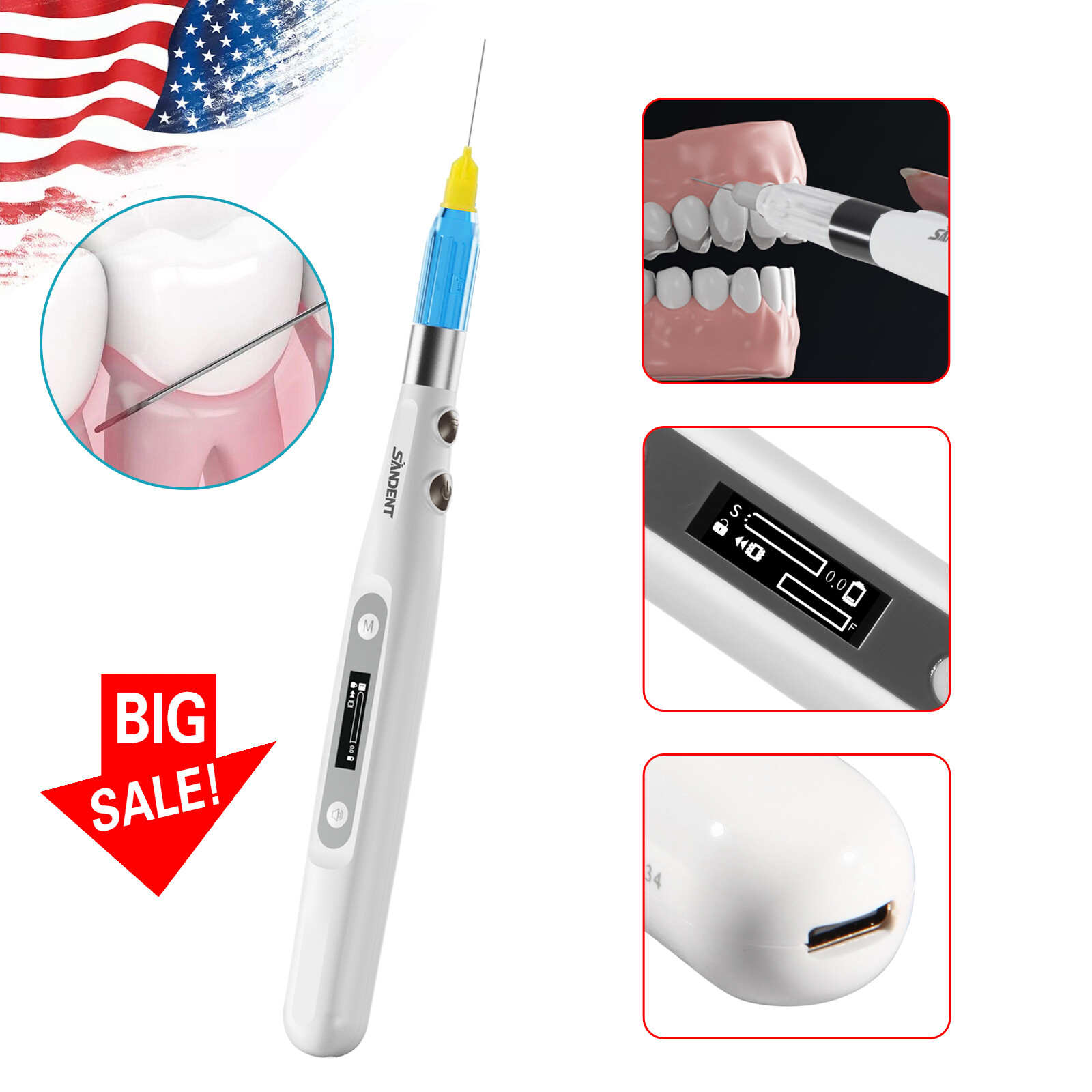 USA Dental Painless Oral Local Anesthesia Device Anestesia Pen