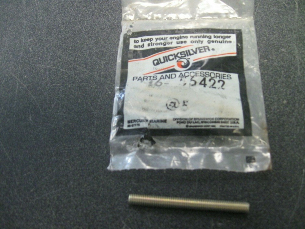 MERCURY MARINE VISUAL WARNING STUD PART NUMBER 55422 JO43