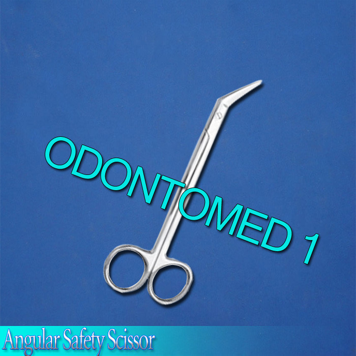 Angular Safety Scissors 4.50" Surgical Plastic Surgical Instruments