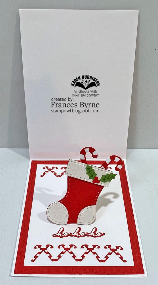Karen Burniston Die 1244 Small Script - Christmas