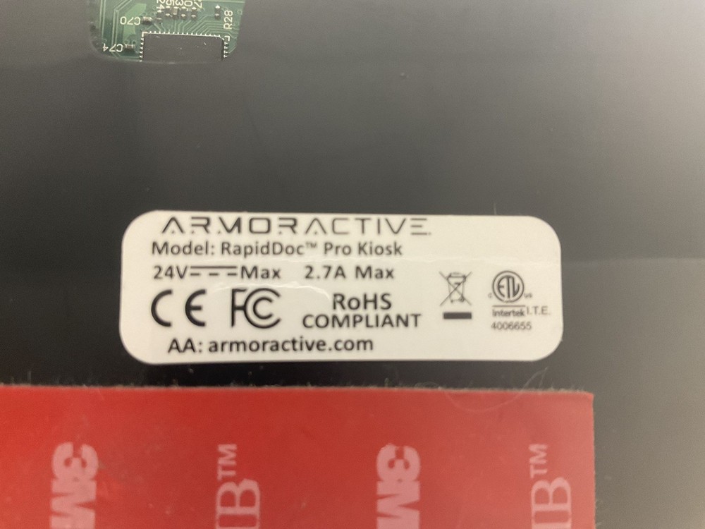 Armoractive Rapid Doc /pro Kiosk /display/ JUA2557