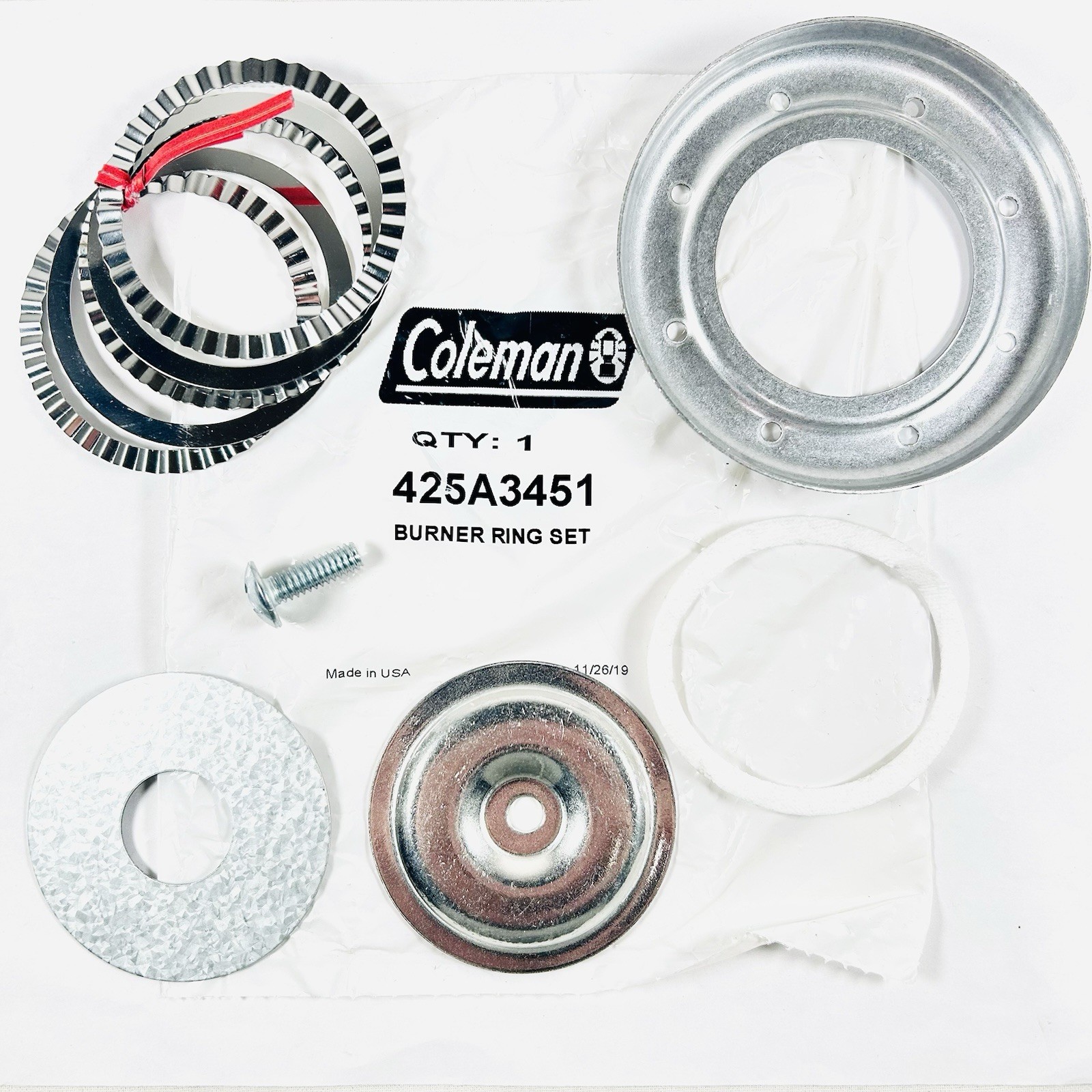 New Coleman 425 Stove Master Burner Ring Set 425A3451