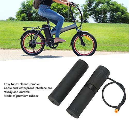 Electric Throttle Grip, 1 Pair FT-158X Rubber Split Half Rotation Throttle