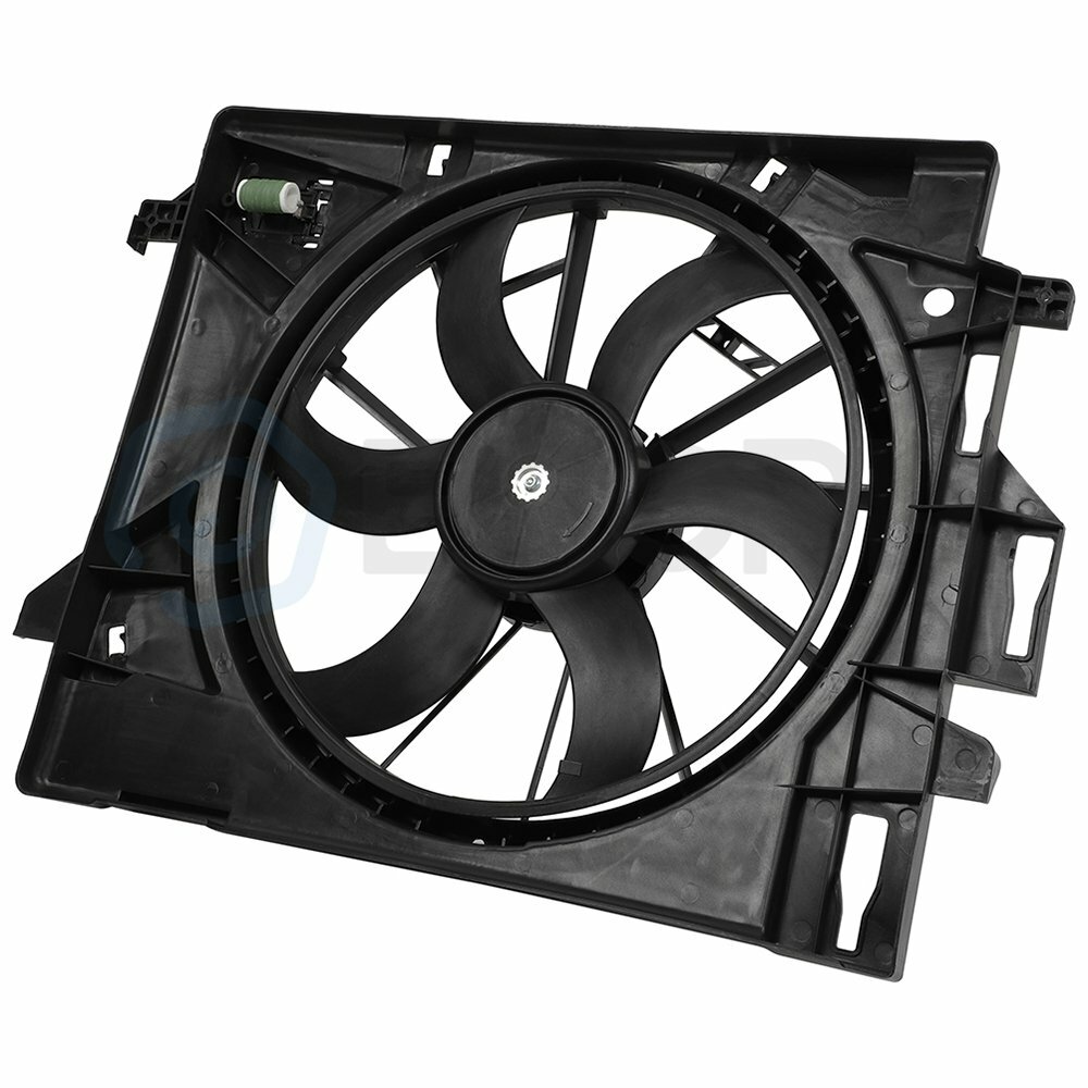Radiator Cooling Fan Assembly For 2008 2009 2010-2016 Chrysler Town & Country