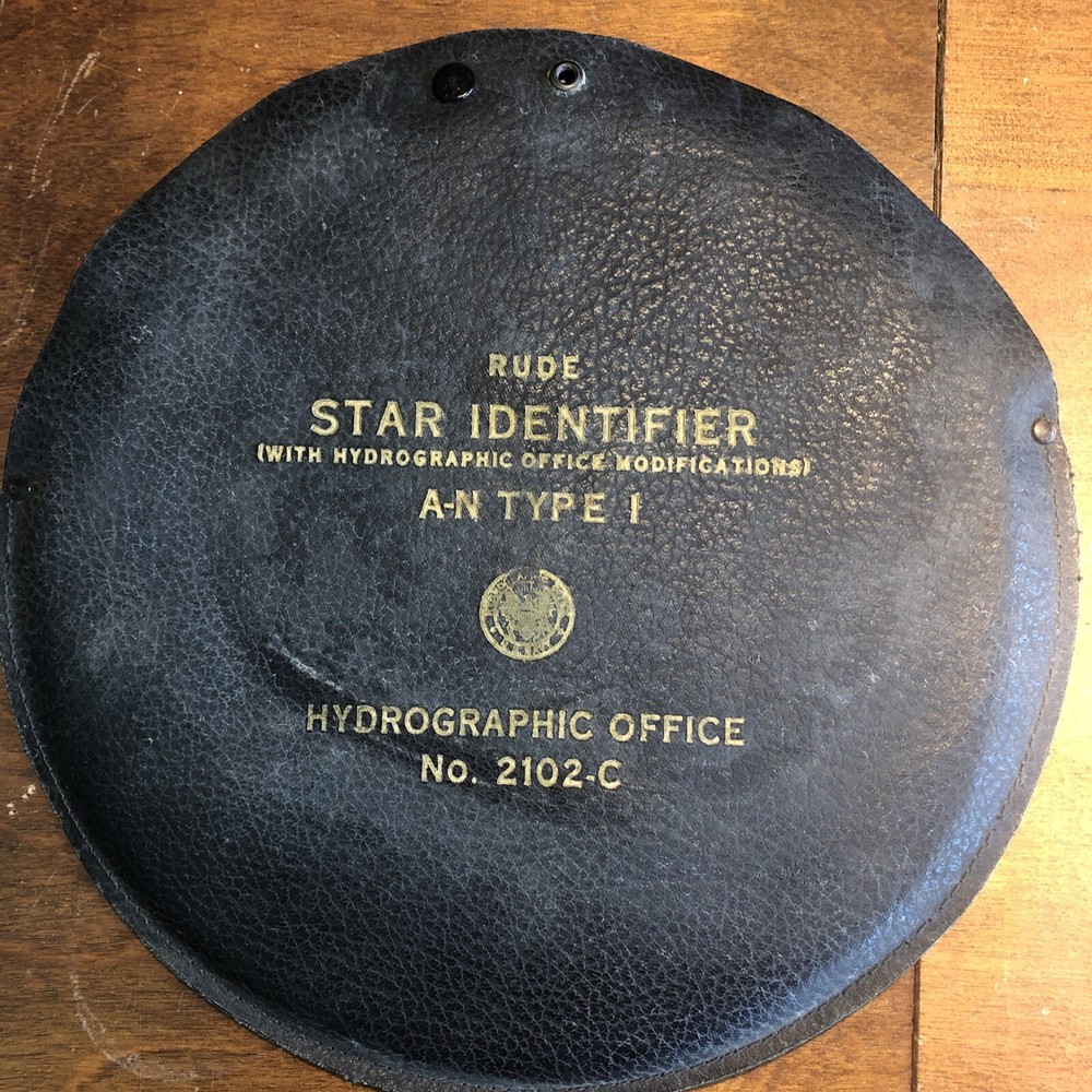US Navy STAR IDENTIFIER Modifications A-N TYPE 1 HYDROGRAPHIC OFFICE No. 2102-C