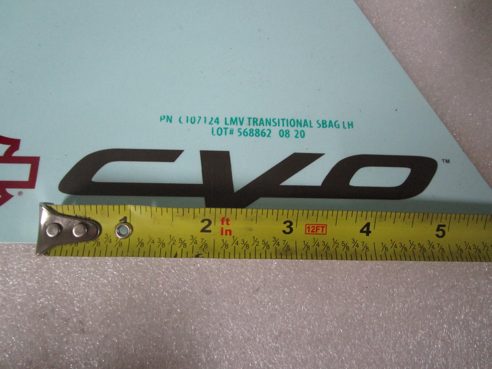 Genuine Harley Davidson Touring CVO Saddlebag Waterslide Decals PAIR