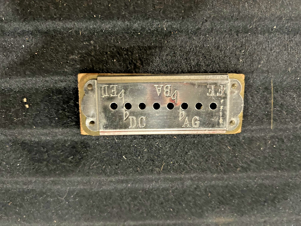 Vintage Eagle Chromatic Harmonica Standard 1930's  Made in America Untested