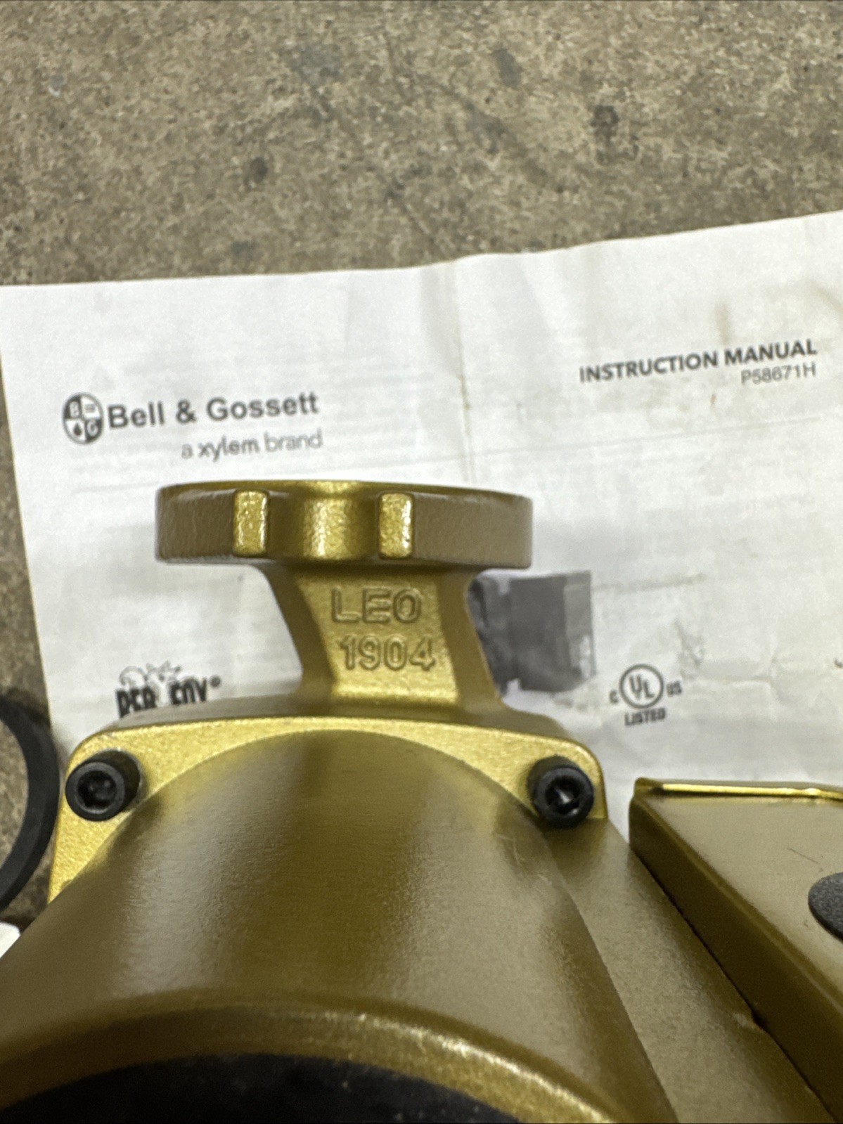 103252LF Bell & Gossett NBF-22 Circulator Pump 115V/60