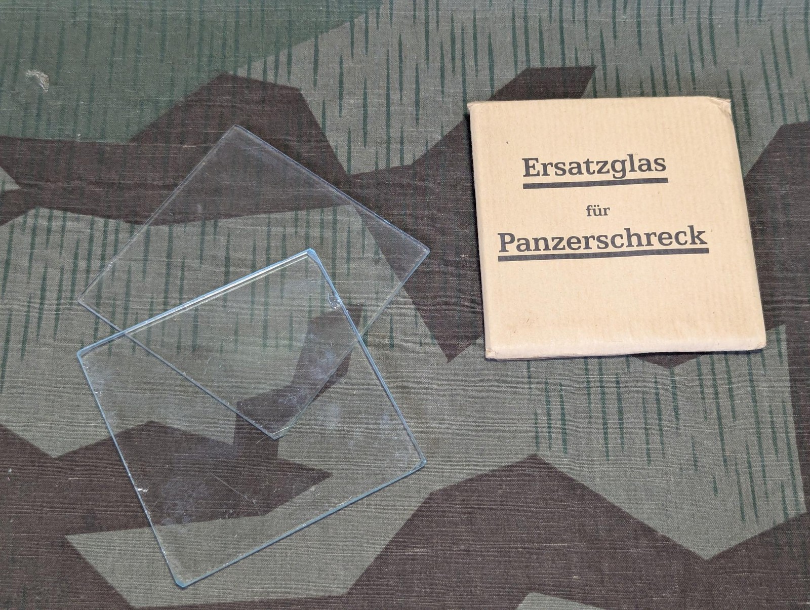 WWII German Ersatzglas für Panzerschreck Glass for Rocket Launcher Bazooka Army