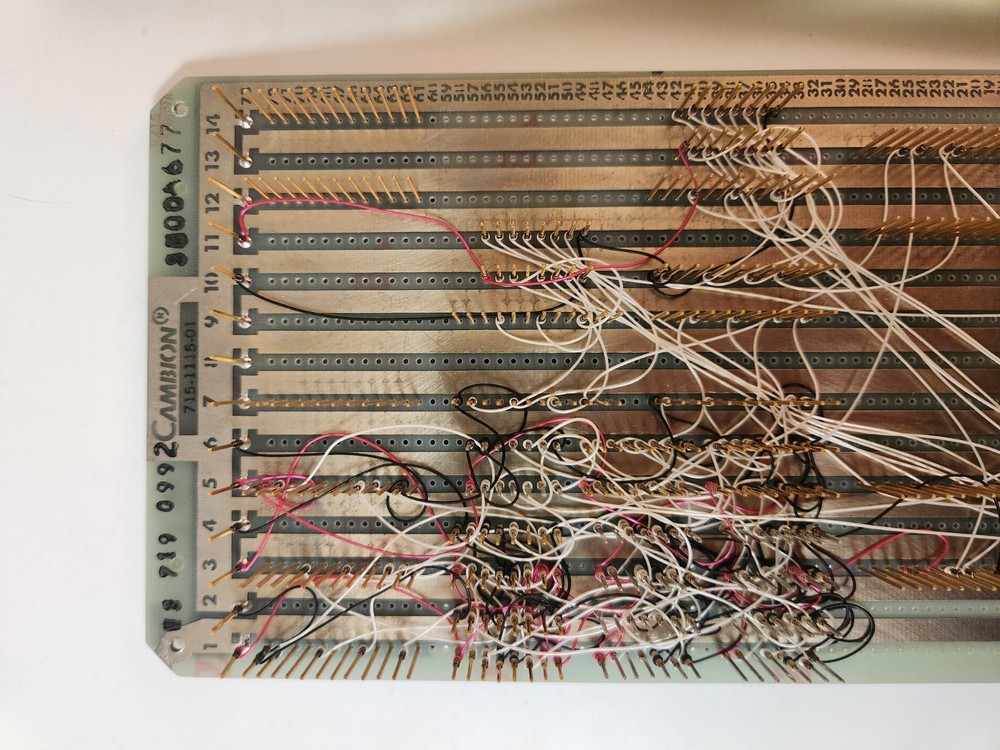 Cambion Wire Wrap Pin Board With Integrated Circuits