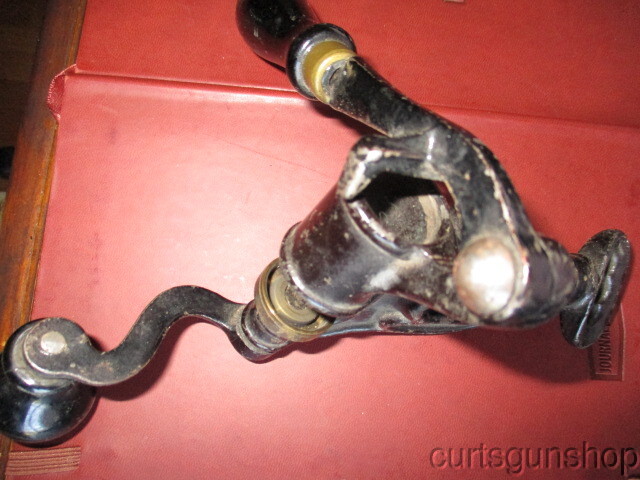 ANTIQUE 12-GAUGE SHOTSHELL RELOADING ROLL CRIMP TOOL