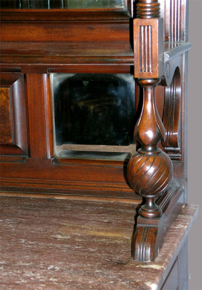ANTIQUE AMERICAN GOTHIC REVIVAL SERVER