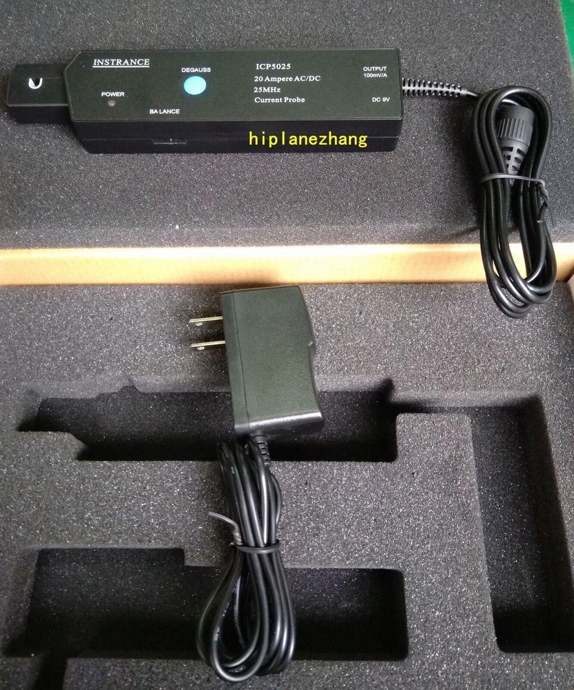 Oscilloscope Current Probe 25MHz Max. Current 20A BNC Connector Accuracy 3%