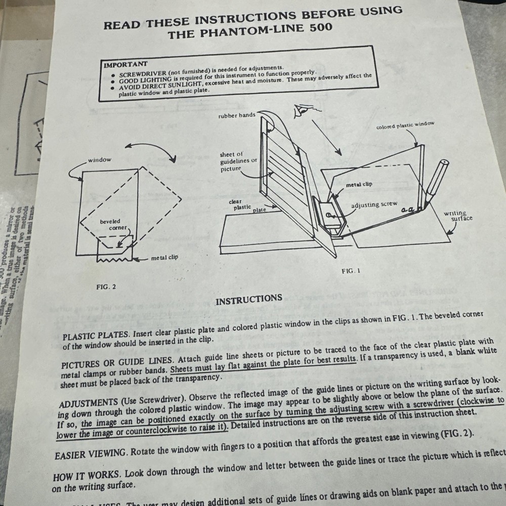 Phantom Line 500 Lettering And Drawing Set