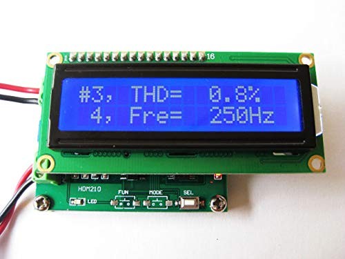 Taidacent 1pcs Harmonic Distortion Meter ac Power Frequency Spectrum...