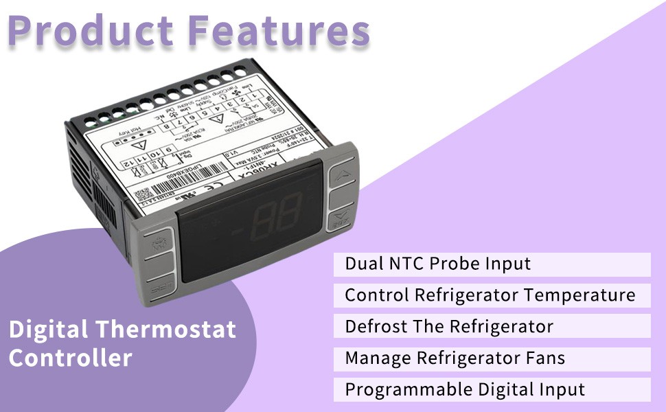 New For Dixell Temperature Controller XR03CX-4N0F1 with Sensor probe