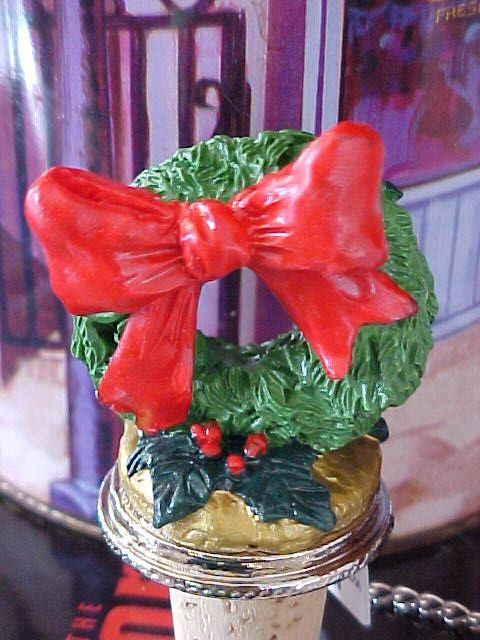 CHRISTMAS WREATH WINE STOPPER
