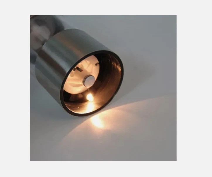 2 Pack Electric Salt Pepper Grinder Mill Shakers Set Adjustable Stainless Steel