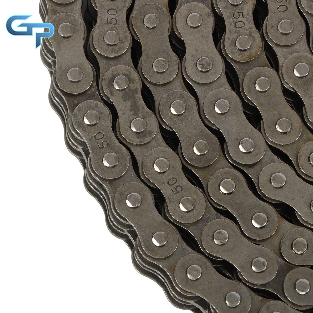 #50-2 Double Strand Duplex Roller Chain 10 Ft with 2 Connecting Link