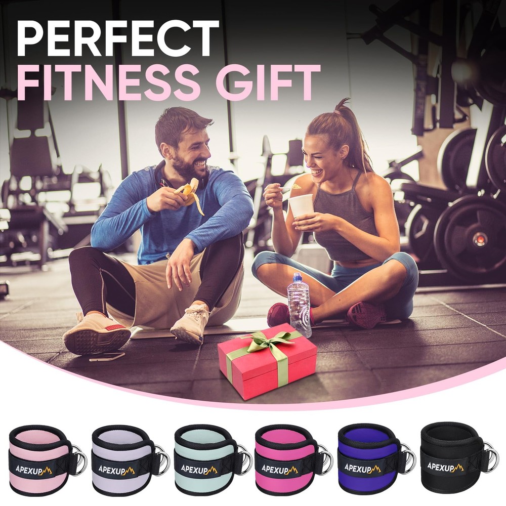 Ankle Strap for Cable Machine, Ankle Resistance Bands, Cable Kick Back Ankle ...