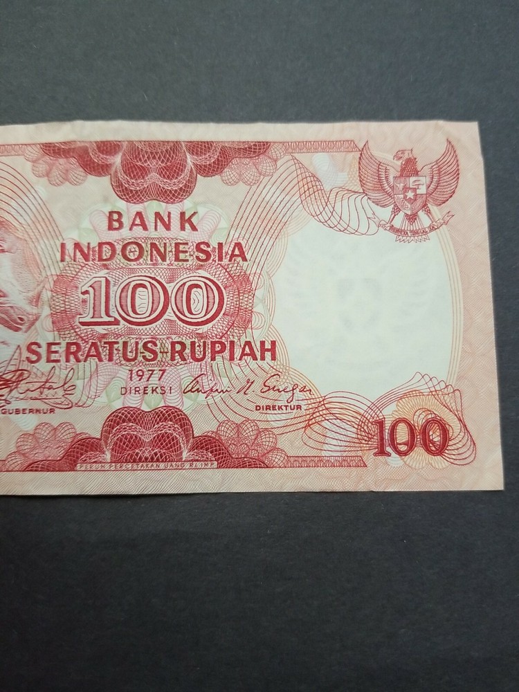 INDONESIA 100 RUPIAH REPLACEMENT PREFIX X 1977 P-116*