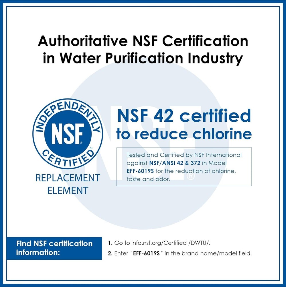 Waterdrop Refrigerator Water Filter, Replacement for GE® RPWFE WITH CHIP (1)
