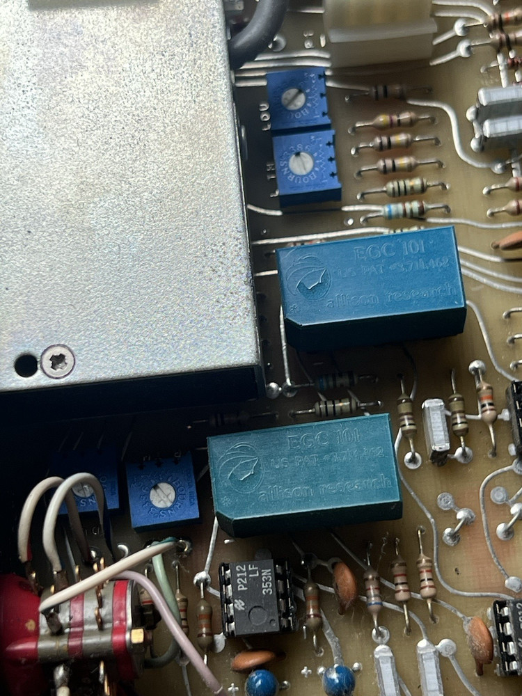 vintage Auditronics blueface 200-SLI stereo line input console module