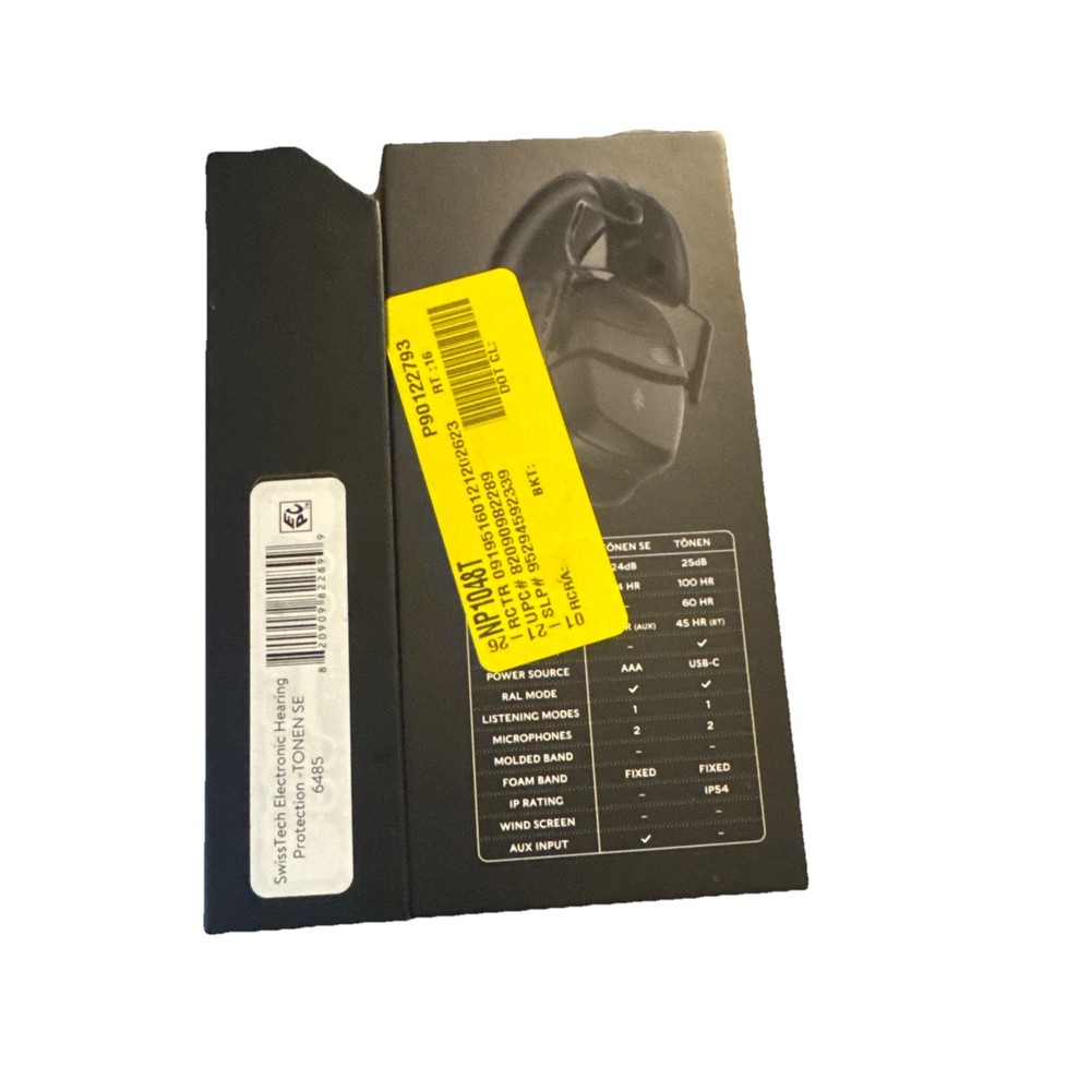 Swiss Tech ELECTRONIC HEARING PROTECTION EARMUFF NRR 24-dB