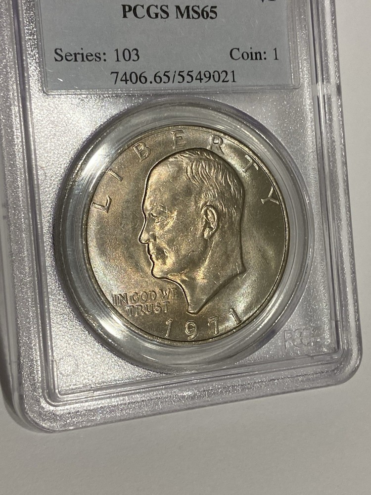1971 Ike Dollar PCGS MS65 GEM