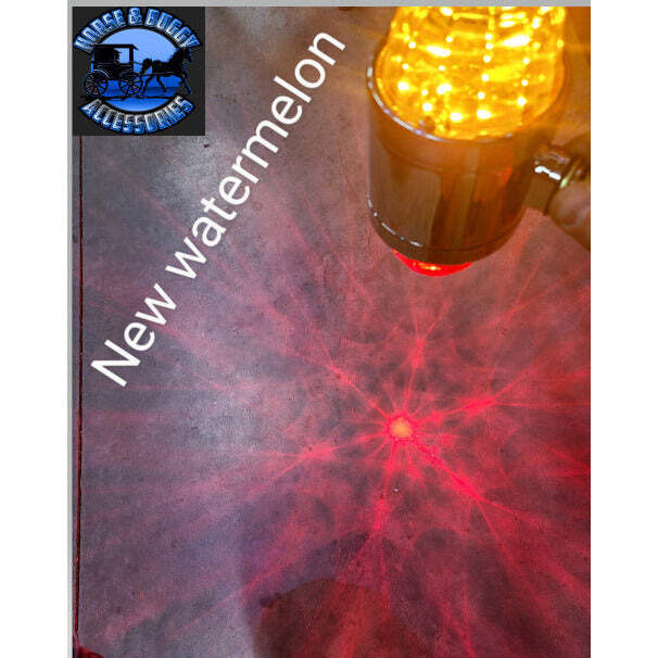 51549 18 LED Dual Function Watermelon Double Face Light Amber LED/red with clear