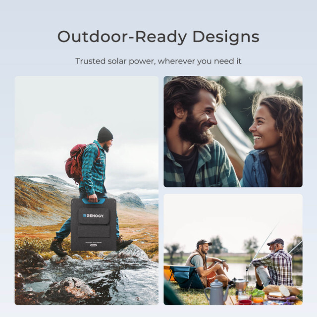 Renogy E.Flex-CORE 100W Portable Solar Panel Waterproof Camping Solar Charger