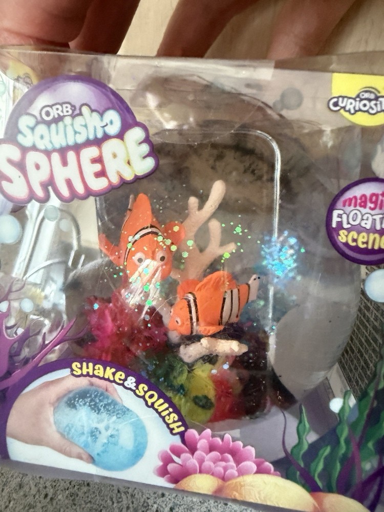 Orb Curiosities Squisho Sphere Nemo Shake Floating Magical Scene Squishy Toy