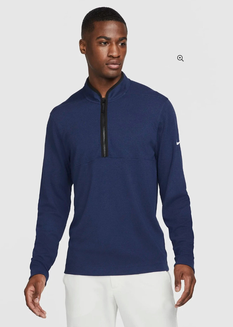 Nike Golf Victory Men's Dri-FIT 1/2 Zip Top DJ5474 419 Navy Blue Various Sizes
