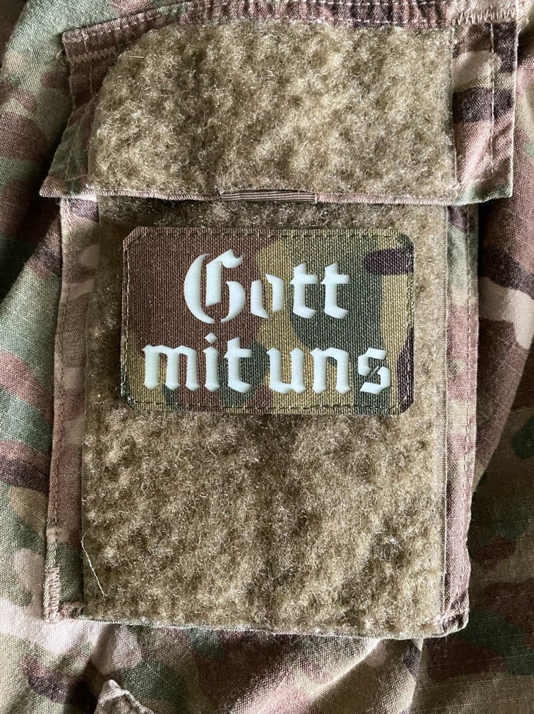 Tactical military morale patch "Gott mit uns"
