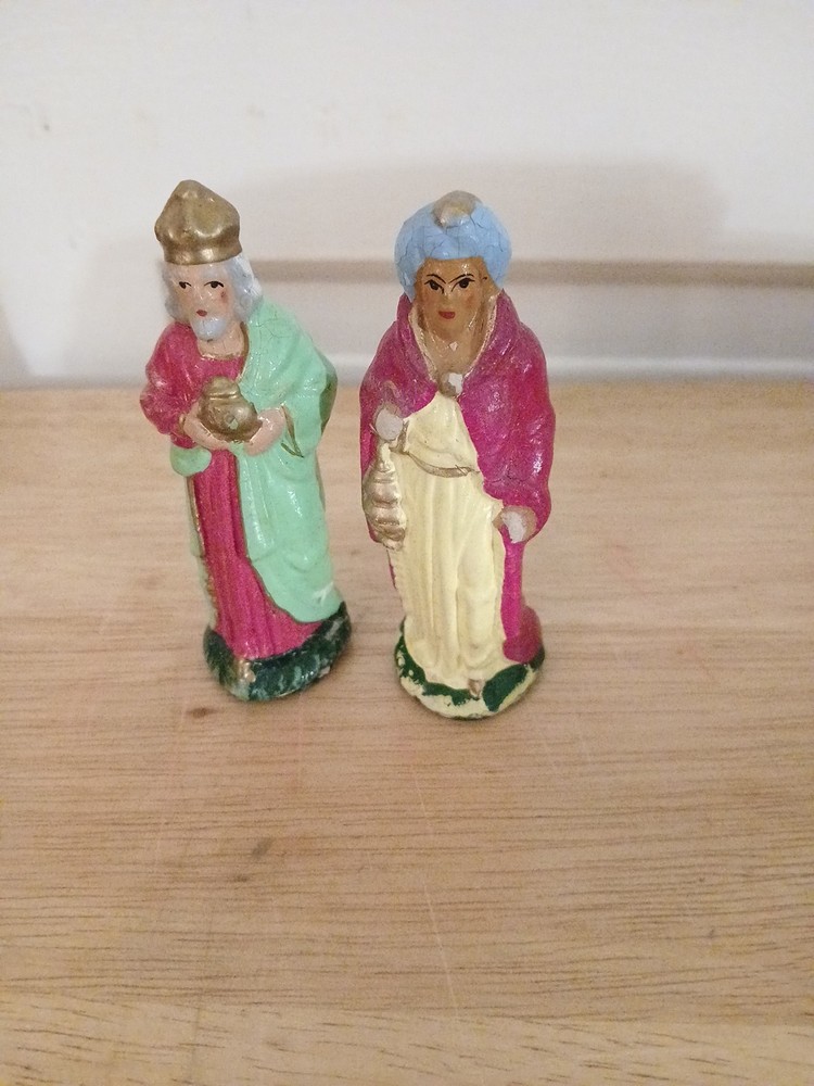 Vtg Wiseman Statues
