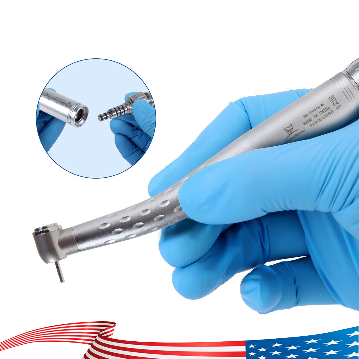 Kavo Style Dental High Speed Handpiece with 4 Hole Quick Coupler Coupling USA