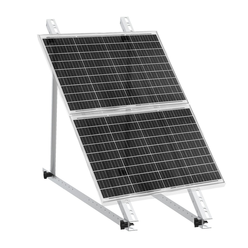 NEW 2 Set 45in 46.5in Solar Panel Mount Brackets Adjustable Tilt Mount Brackets