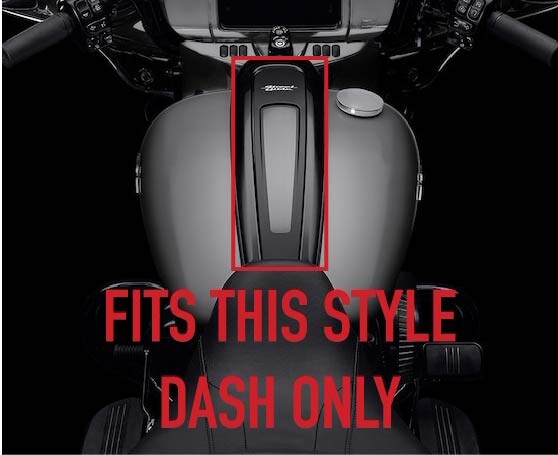 Black Widow Spider Web Dash Panel Insert. 21+ Street Glide & 21+ Road Glide.