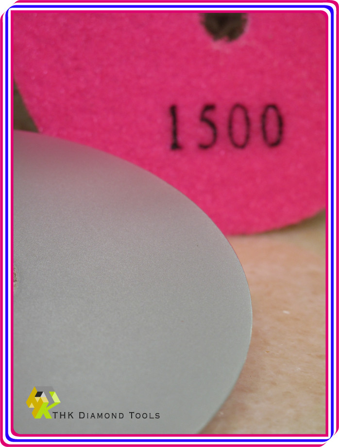 10 x 100mm 4" THK Diamond FLAT LAP lapping grinding wheel disc hook loop backed