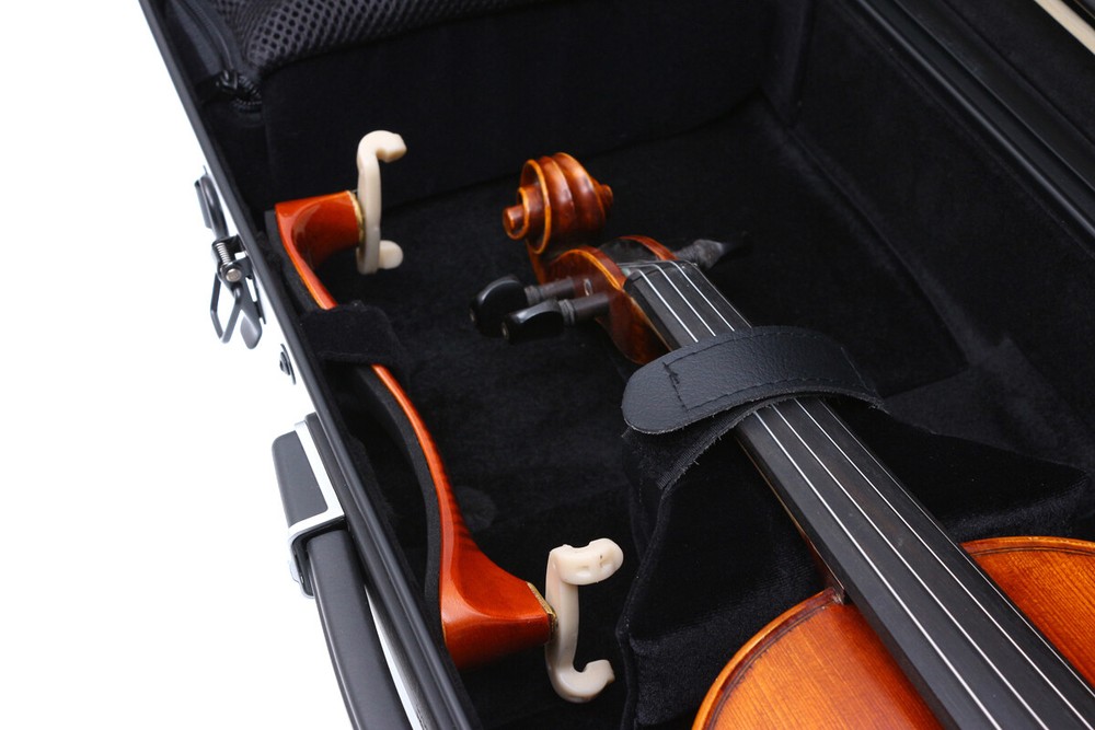 Advanced white Violin Case Box 4/4 Carbon Composite Strong nice workmanship