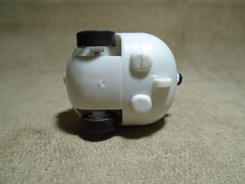 MINIATURE PLASTIC PULL BACK ACTION BUNNY RABBIT RACER FIGURE UNBRANDED (MA564)