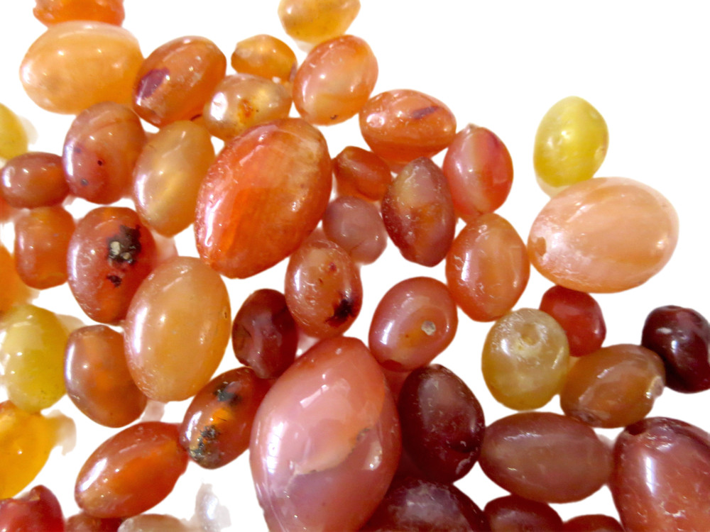 ANTIQUE Carnelian AGATE Beads Mid Eastern 18th Or Earlier