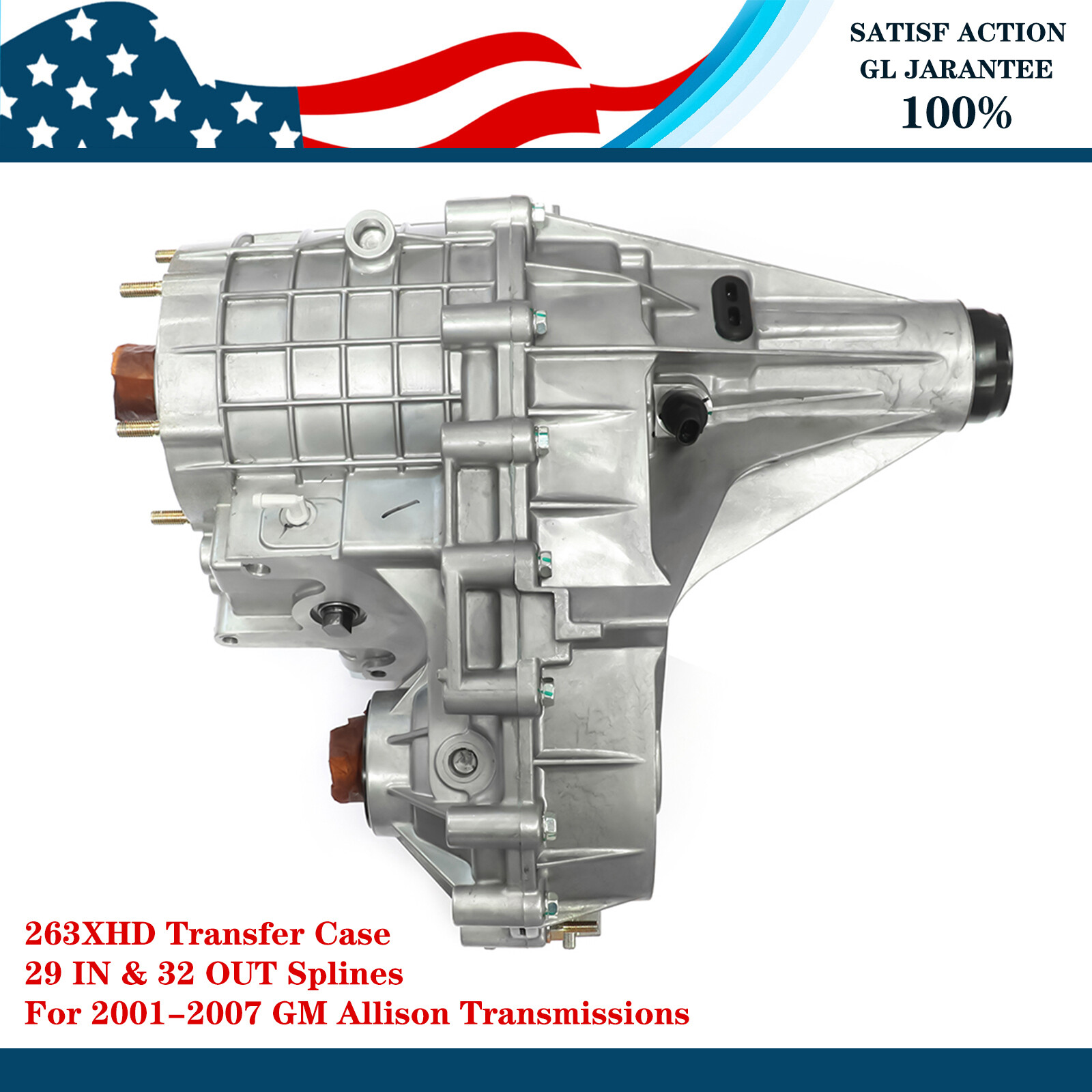 New NP263XHD Transfer Case for CHEVY SILVERADO GMC SIERRA 2500 3500 (HD)