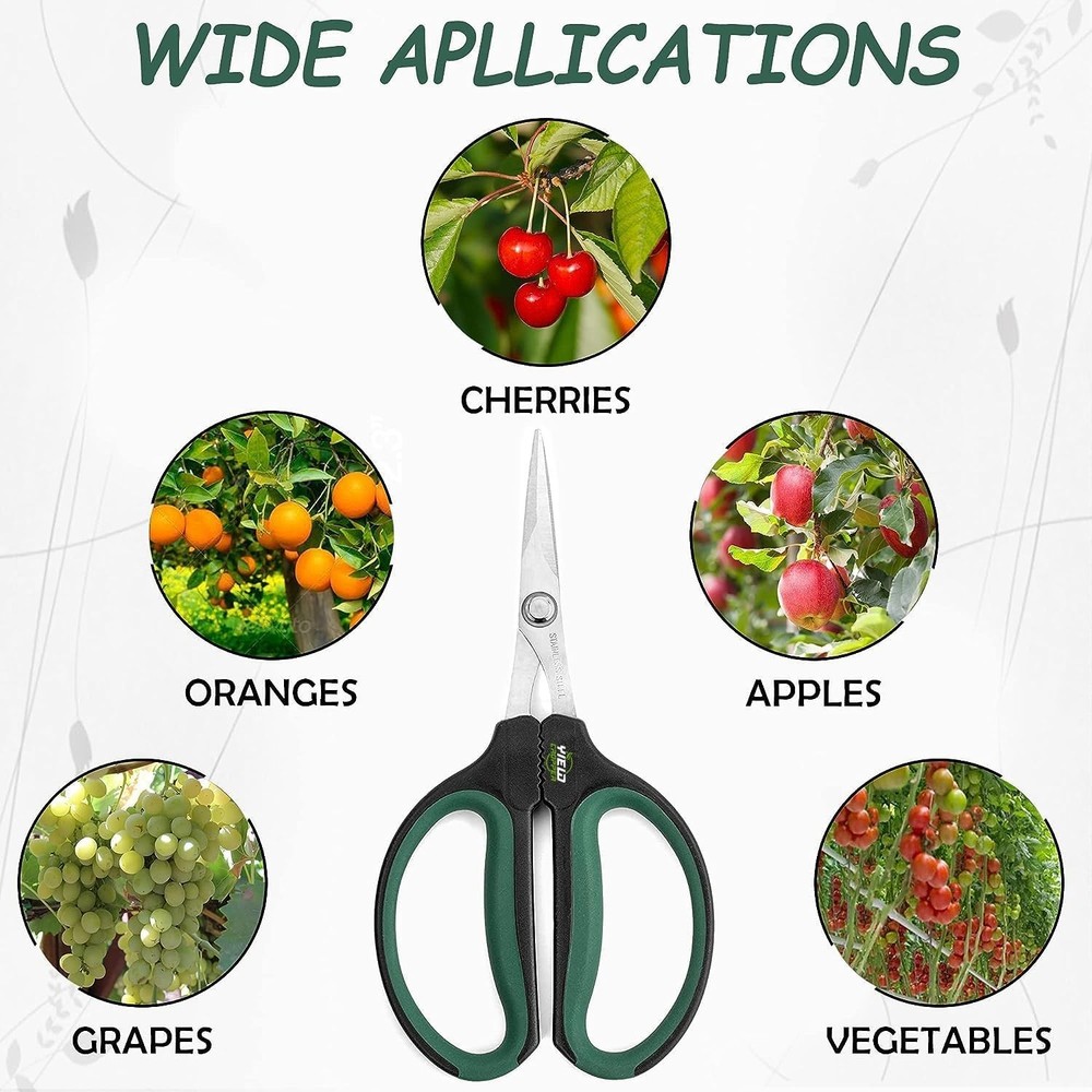 Professional 2-Pack Bonsai Scissors & Trimming Shears Set - Ergonomic & Durable